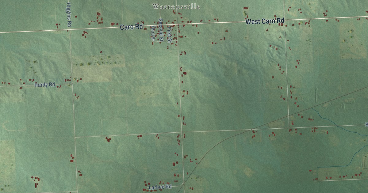 Map of Juniata, Michigan in 2026