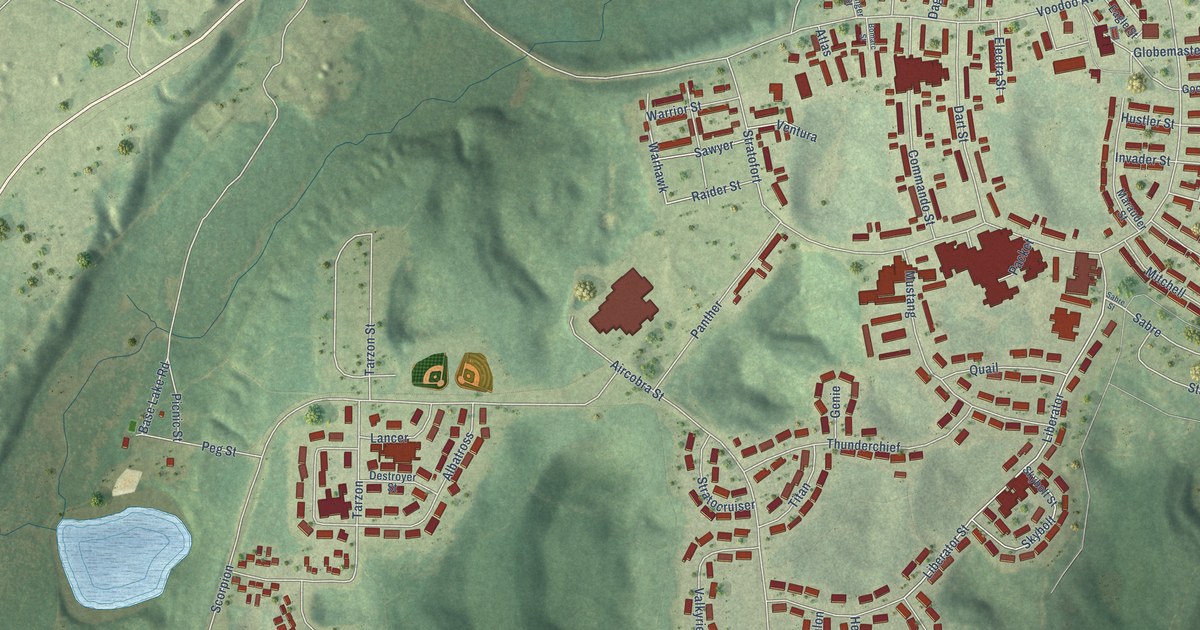 Map of K. I. Sawyer, Michigan in 2026