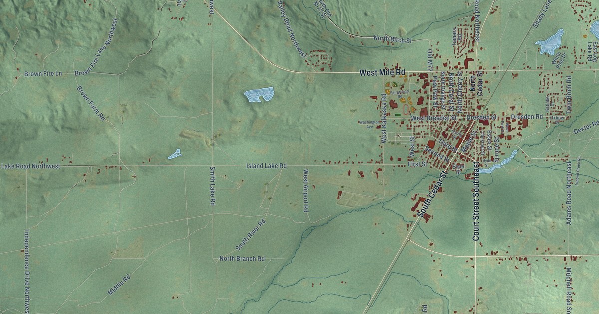 Map of Kalkaska Municipality, Michigan in 2026