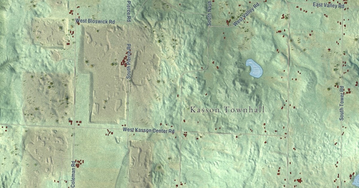 Map of Kasson, Michigan in 2026