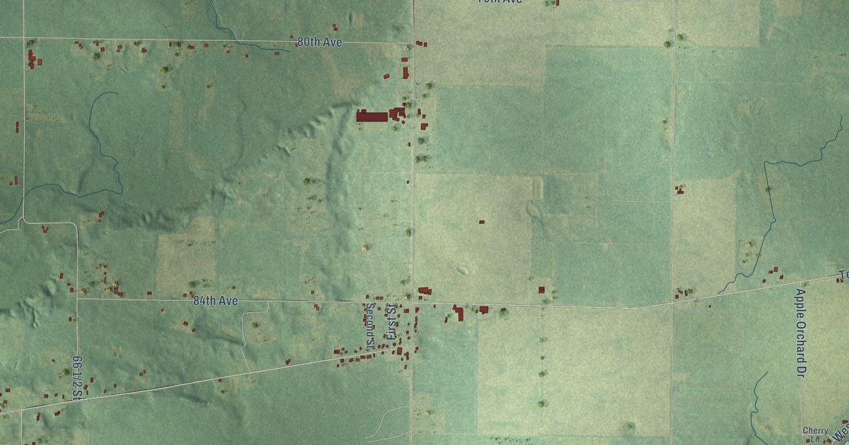 Map of Keeler, Michigan in 2026