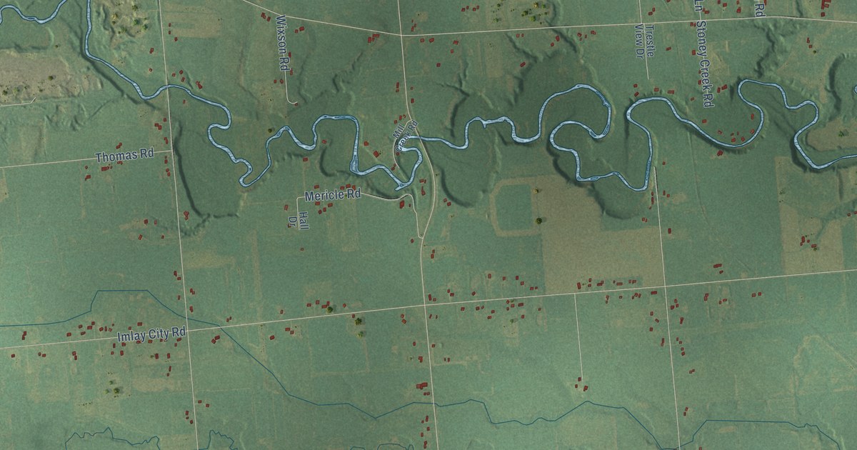 Map of Kenockee, Michigan in 2026