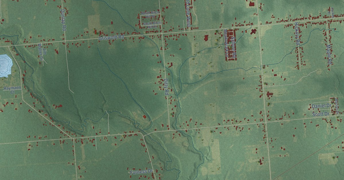 Map of Kimball, Michigan in 2026