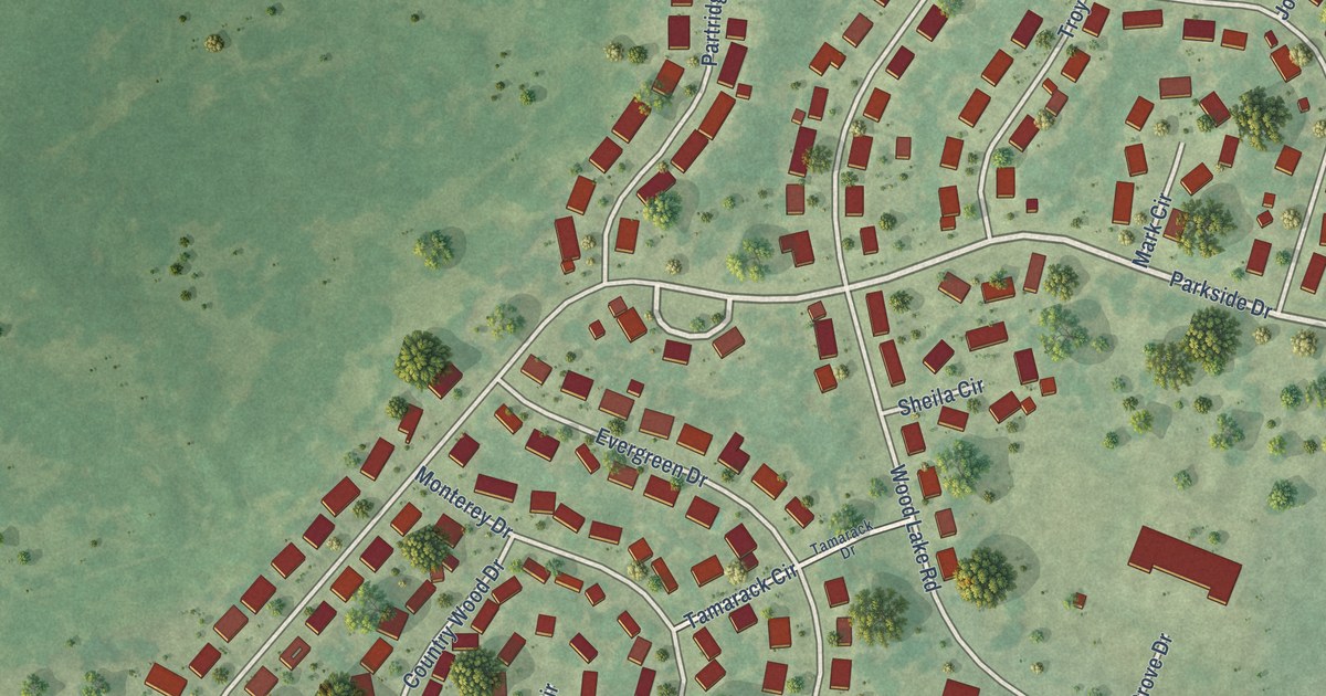 Map of Kincheloe, Michigan in 2026
