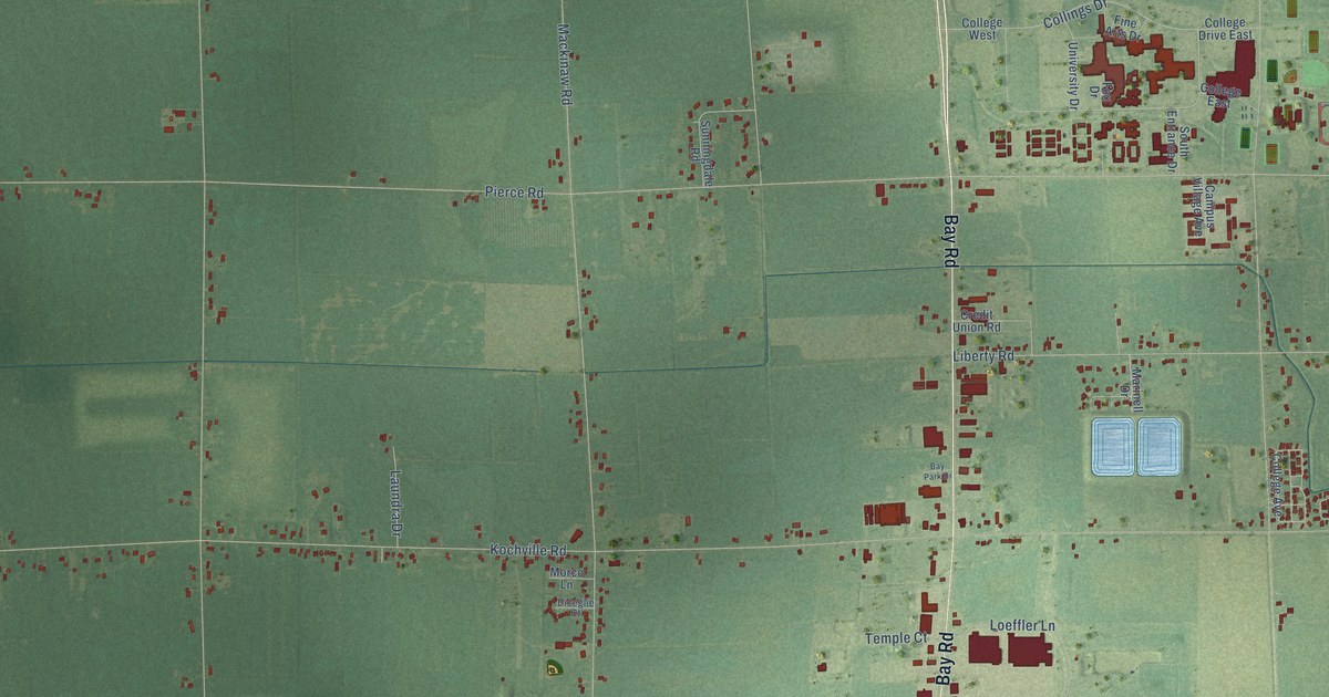 Map of Kochville, Michigan in 2026