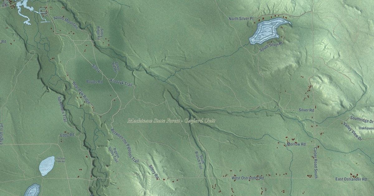 Map of Koehler, Michigan in 2026