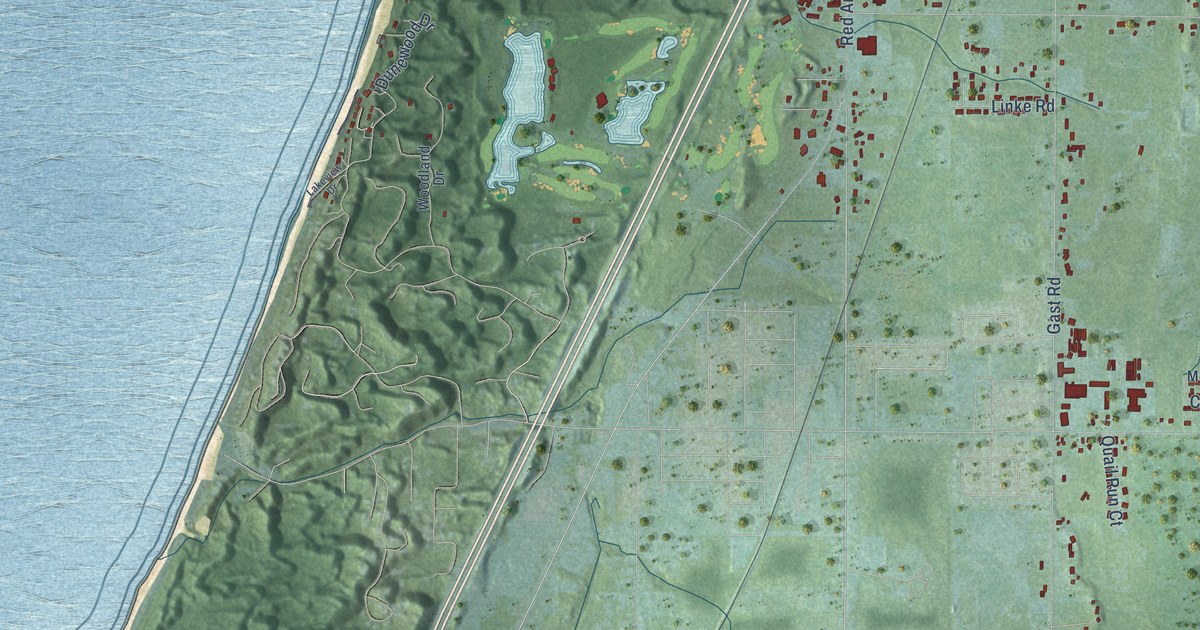 Map of Lake, Berrien County, Michigan in 2026