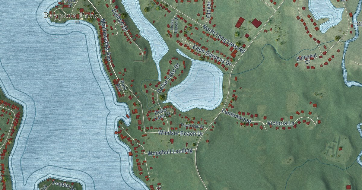 Map of Lake Fenton, Michigan in 2026