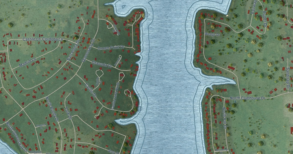 Map of Lake Isabella, Michigan in 2026