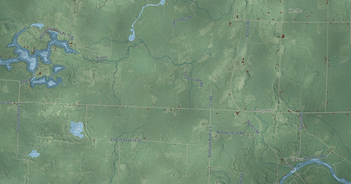 Map of Lake, Menominee County, Michigan in 2026
