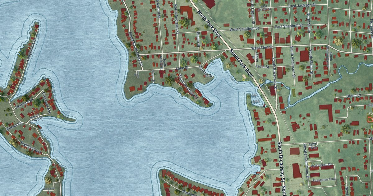 Map of Lake Orion, Michigan in 2026