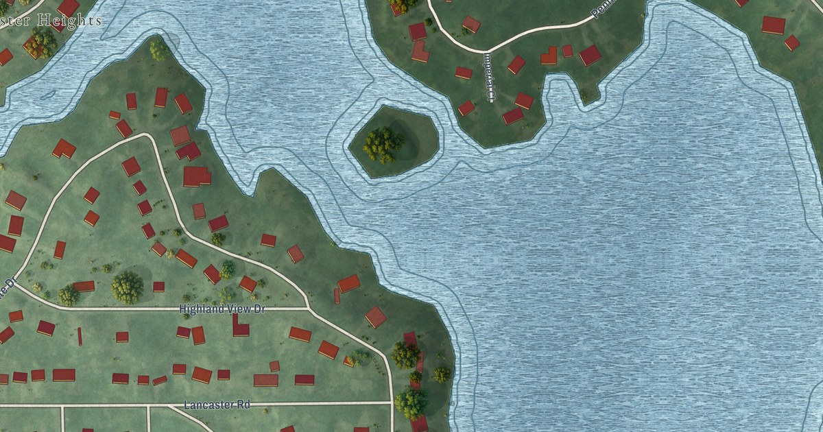 Map of Lake Victoria, Michigan in 2026