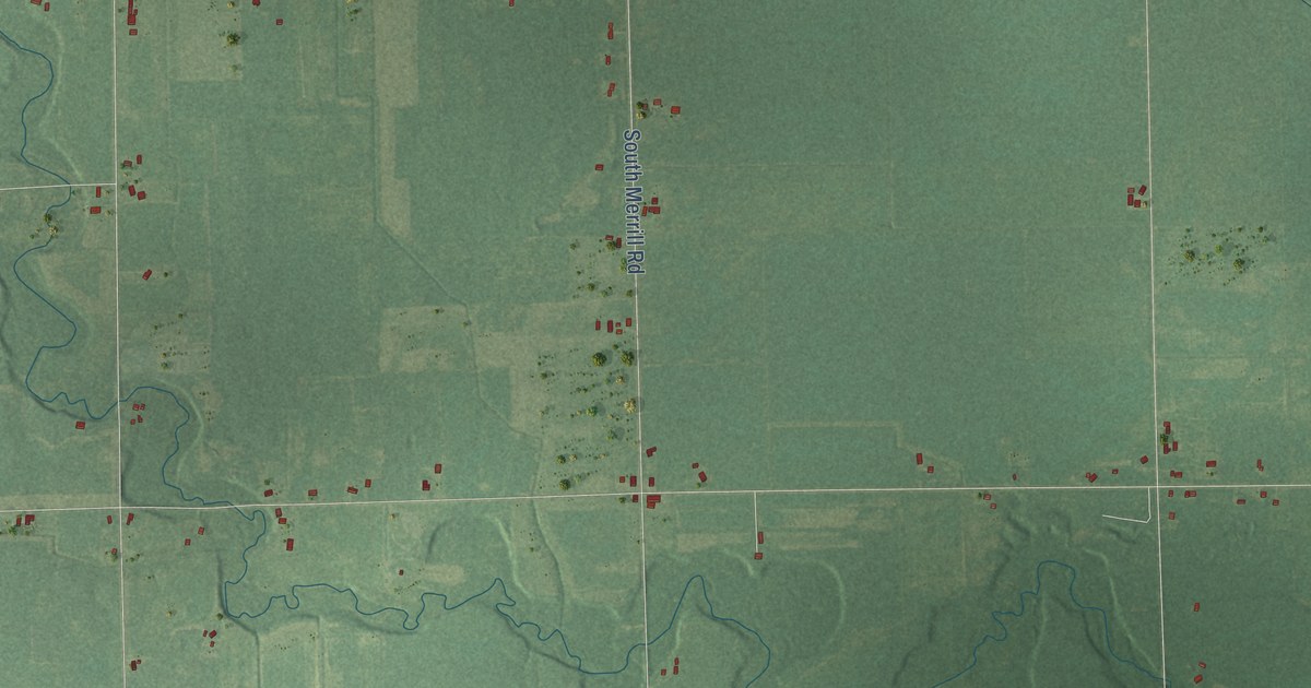 Map of Lakefield, Saginaw County, Michigan in 2026