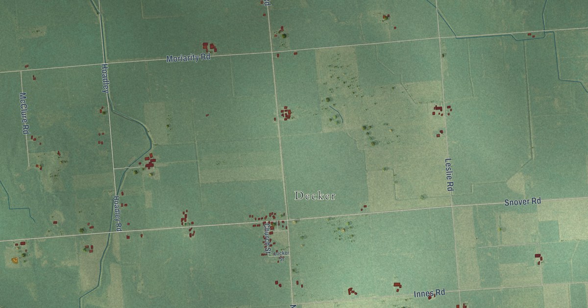 Map of Lamotte, Michigan in 2026