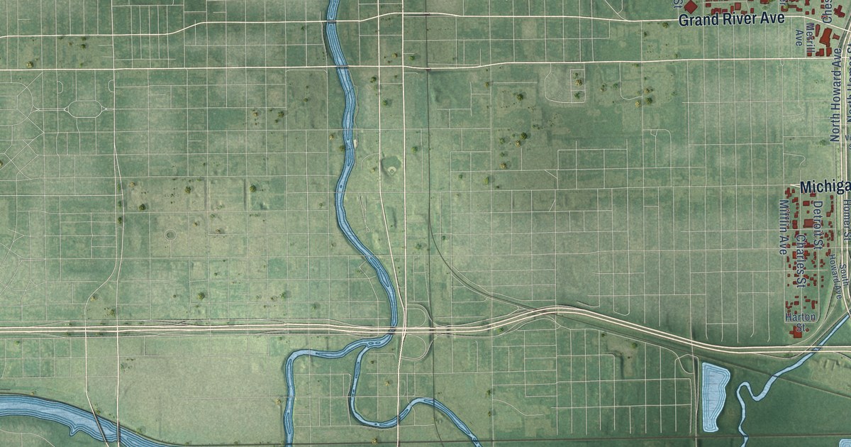 Map of Lansing Municipality, Michigan in 2026