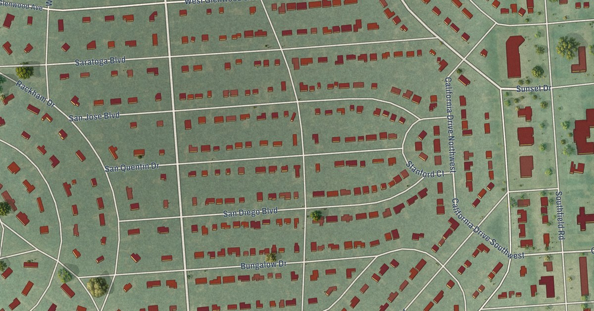 Map of Lathrup Village, Michigan in 2026