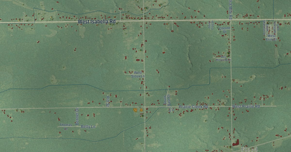 Map of Lee, Midland County, Michigan in 2026