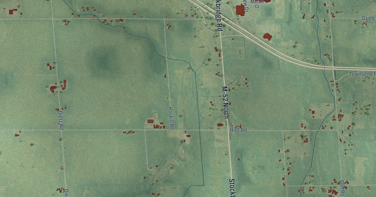 Map of Leroy, Ingham County, Michigan in 2026