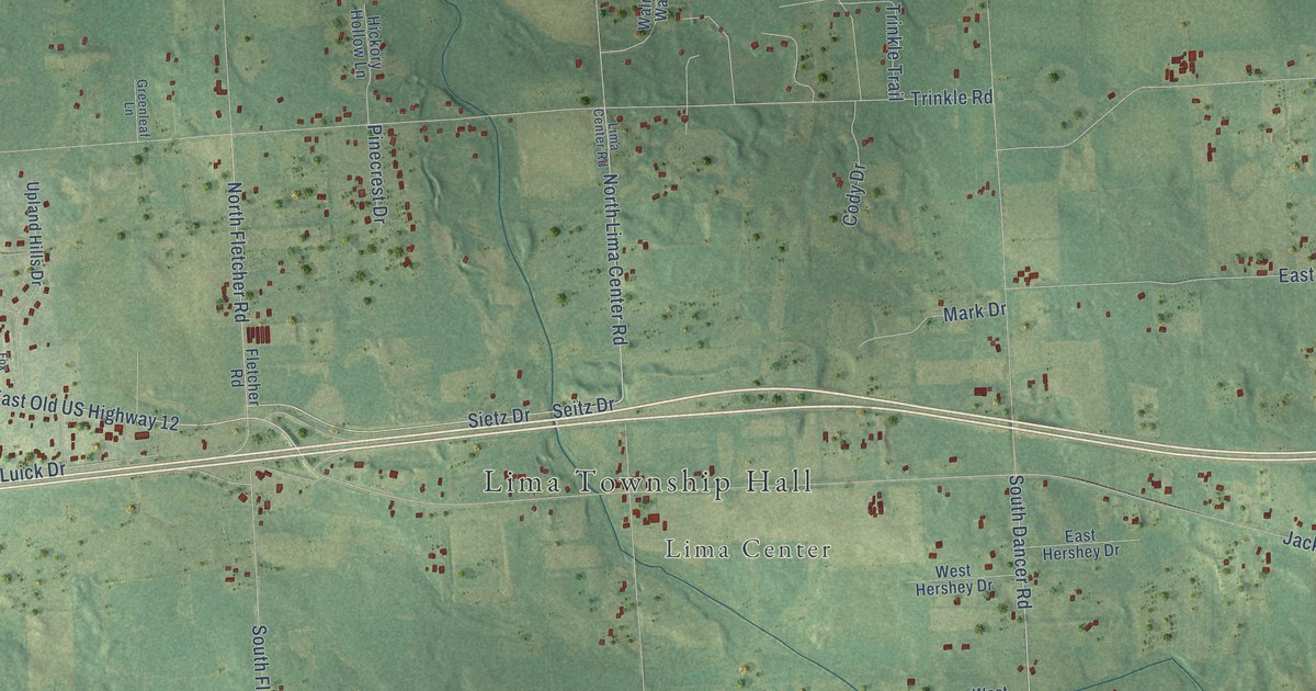 Map of Lima, Michigan in 2026