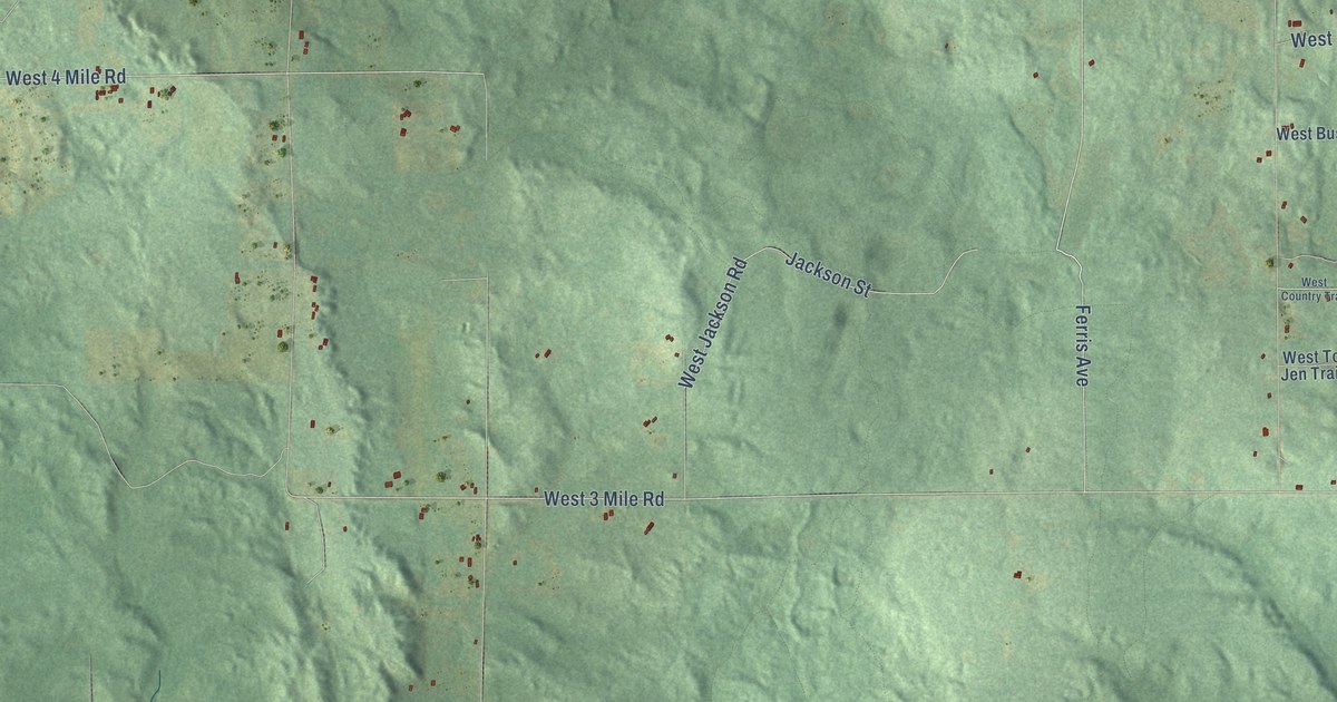 Map of Lincoln, Newaygo County, Michigan in 2026
