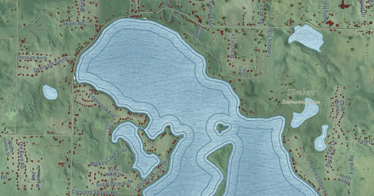 Map of Long Lake, Michigan in 2026