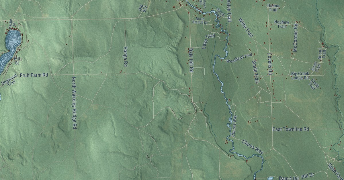 Map of Lovells, Michigan in 2026