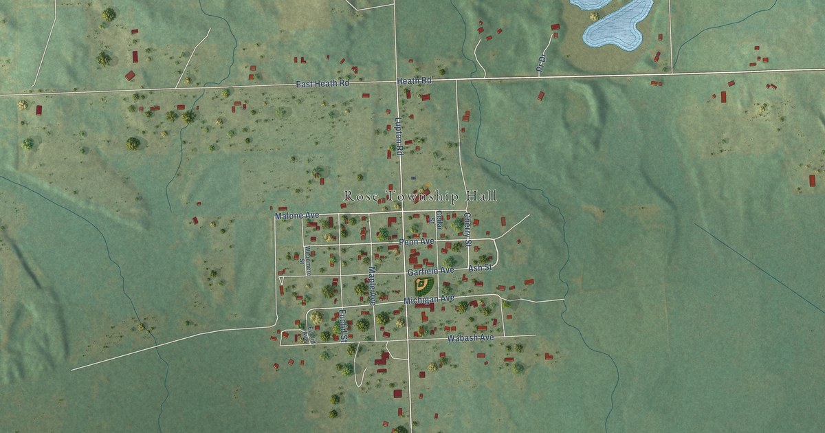 Map of Lupton, Michigan in 2026
