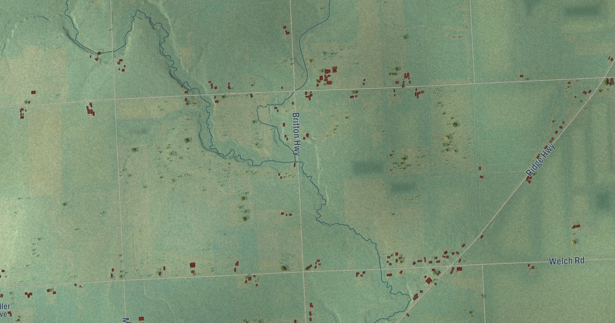 Map of Macon, Michigan in 2026