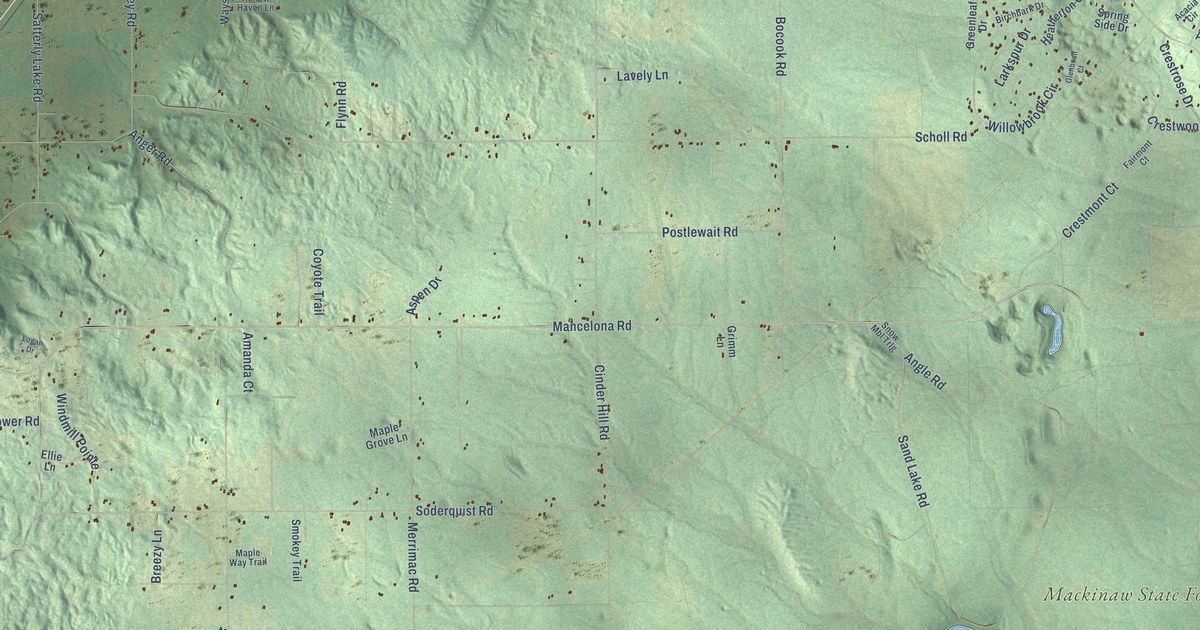 Map of Mancelona Municipality, Michigan in 2026