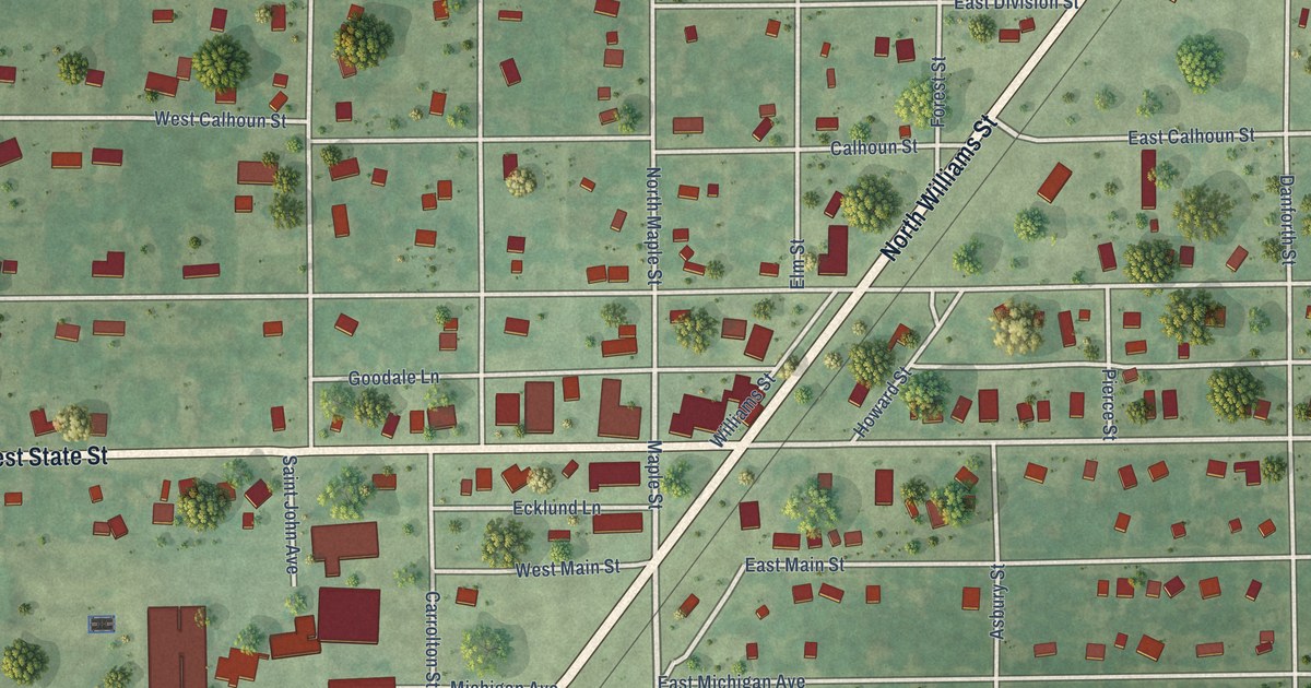 Map of Mancelona Village, Michigan in 2026