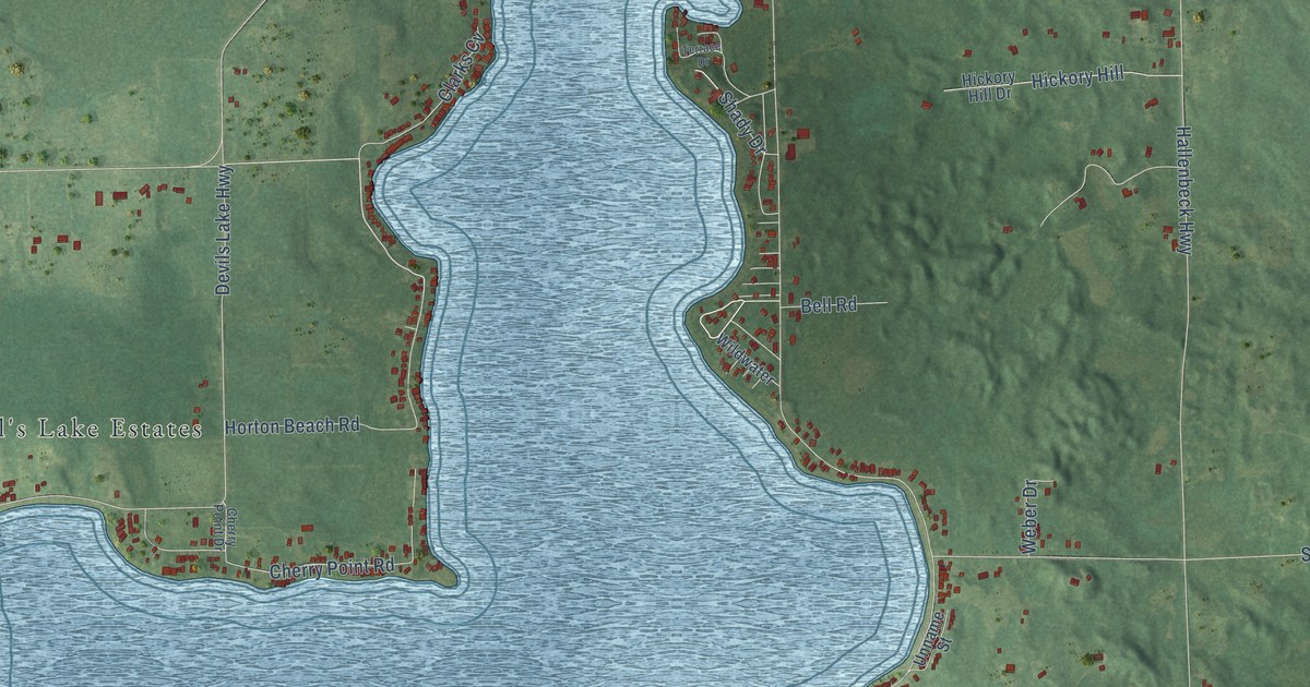 Map of Manitou Beach-Devils Lake, Michigan in 2026