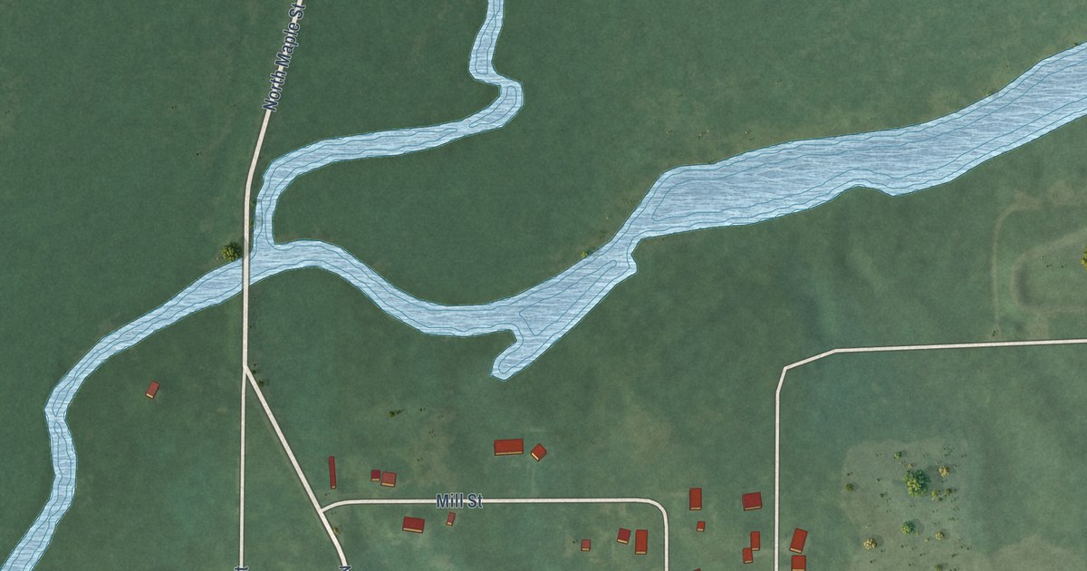 Map of Maple Rapids, Michigan in 2026