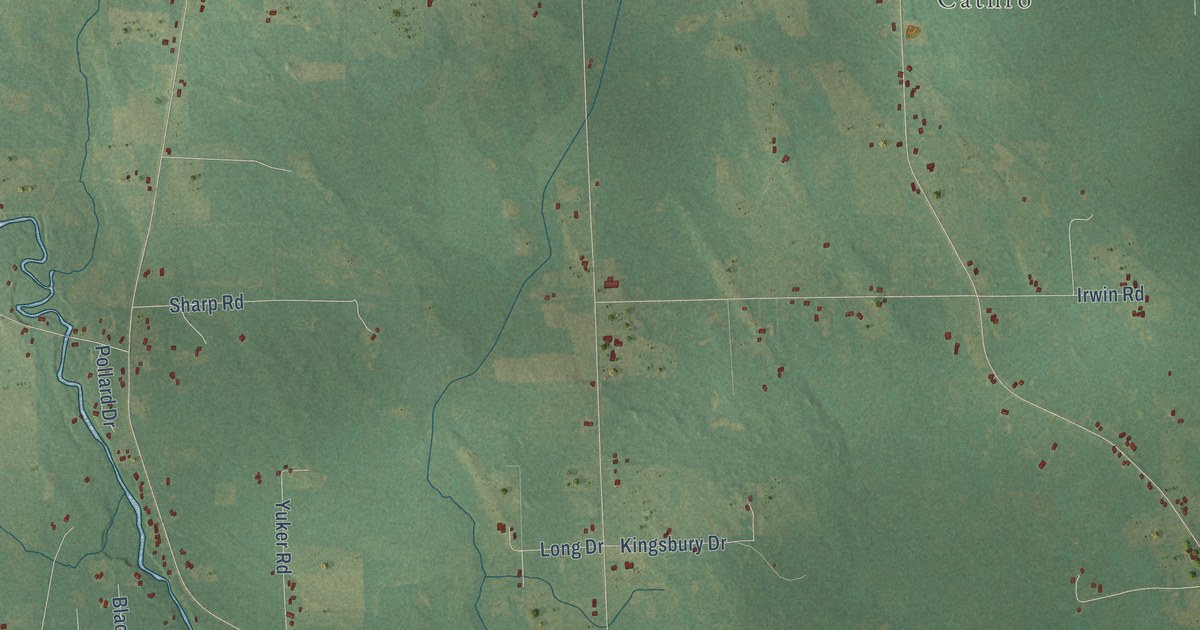 Map of Maple Ridge, Alpena County, Michigan in 2026
