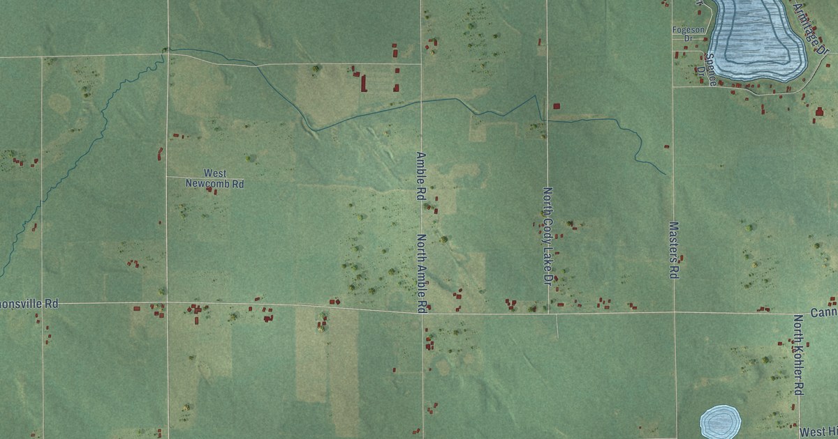 Map of Maple Valley, Montcalm County, Michigan in 2026