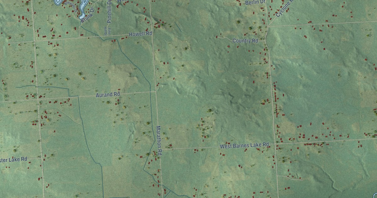 Map of Marathon, Michigan in 2026