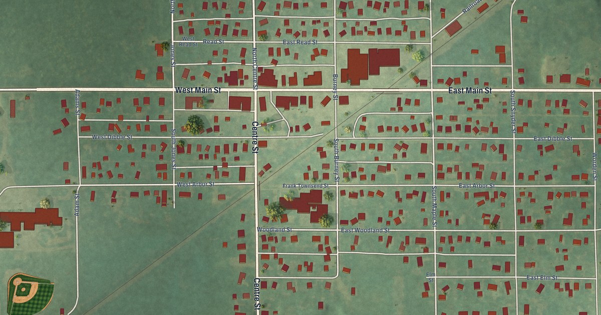 Map of Marcellus Village, Michigan in 2026
