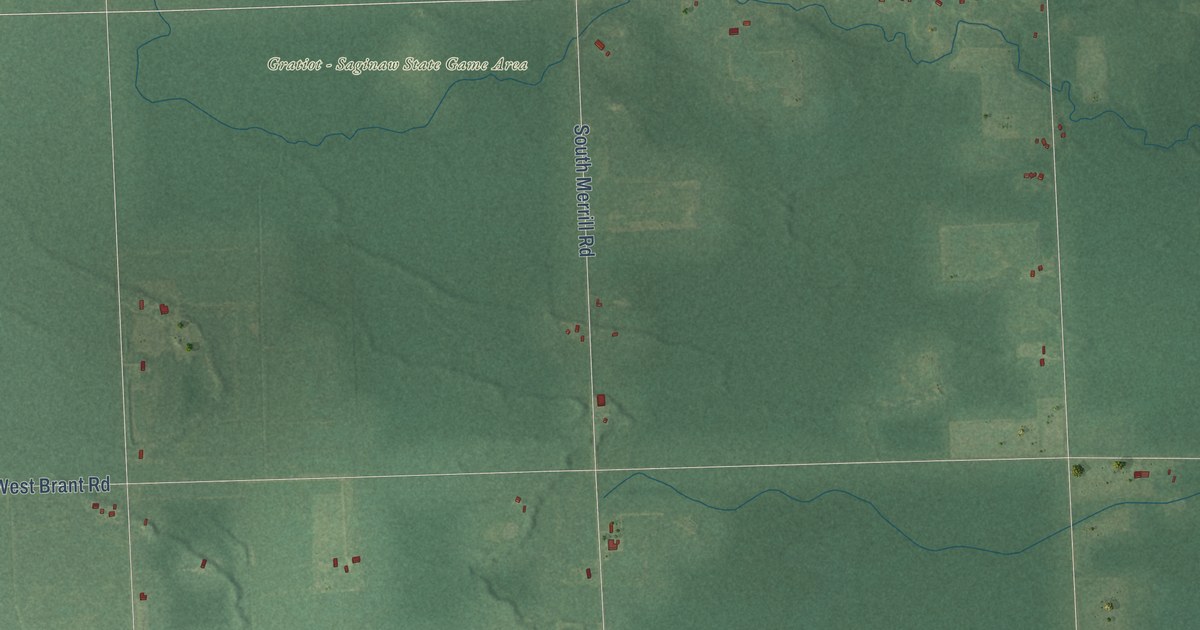 Map of Marion, Saginaw County, Michigan in 2026