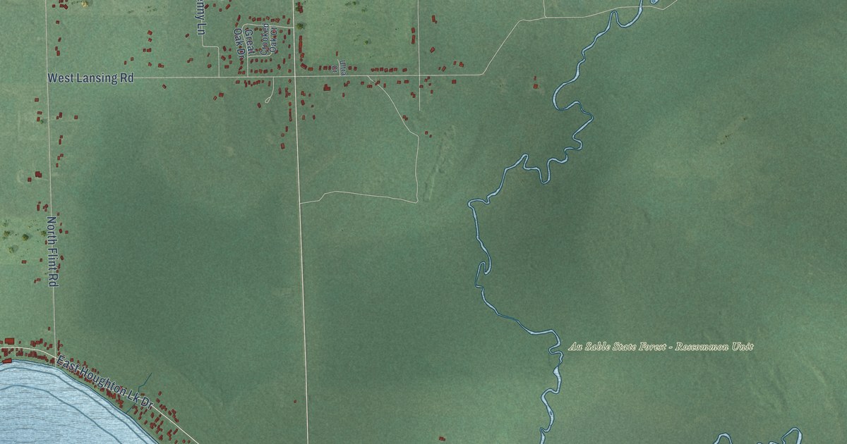 Map of Markey, Michigan in 2026