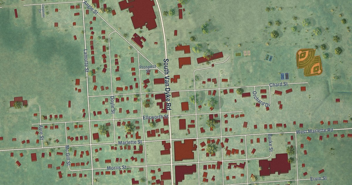 Map of Marlette City, Michigan in 2026