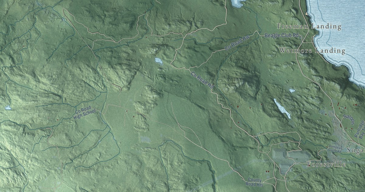 Map of Marquette Municipality, Marquette County, Michigan in 2026