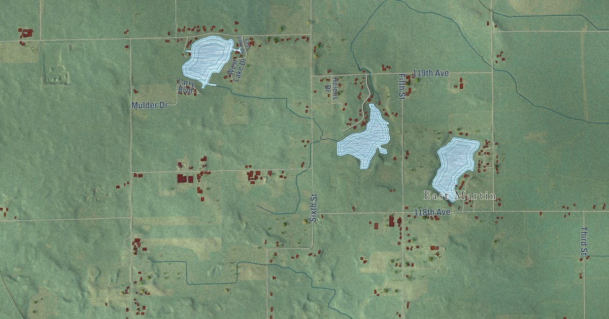 Map of Martin Municipality, Michigan in 2026