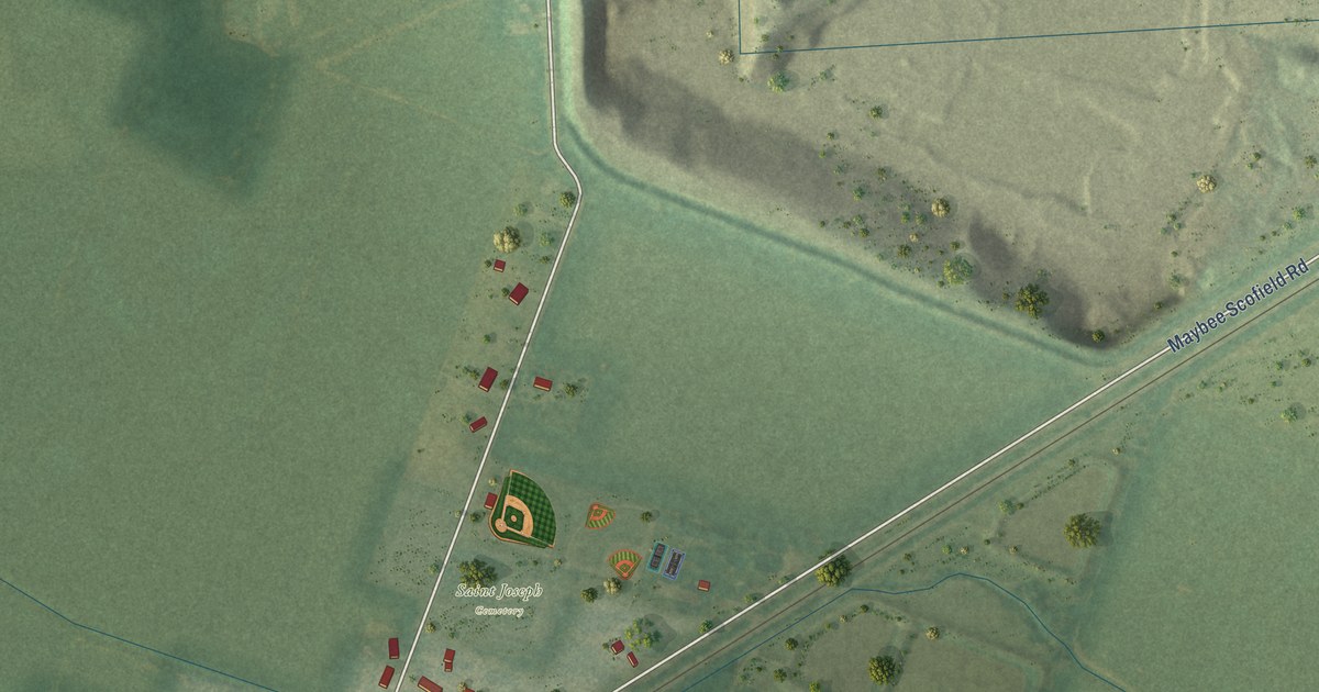 Map of Maybee, Michigan in 2026