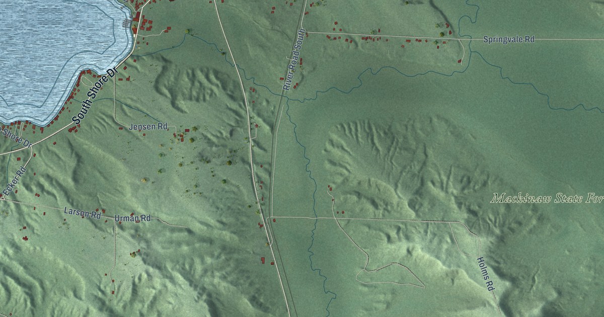 Map of Melrose, Michigan in 2026