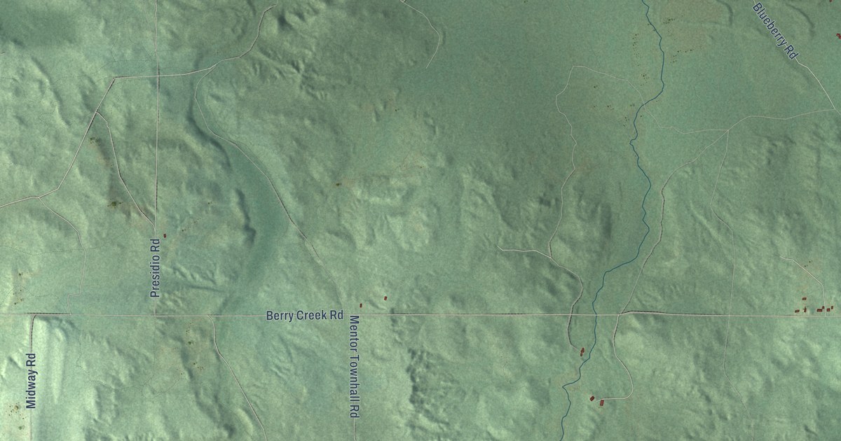 Map of Mentor, Cheboygan County, Michigan in 2026