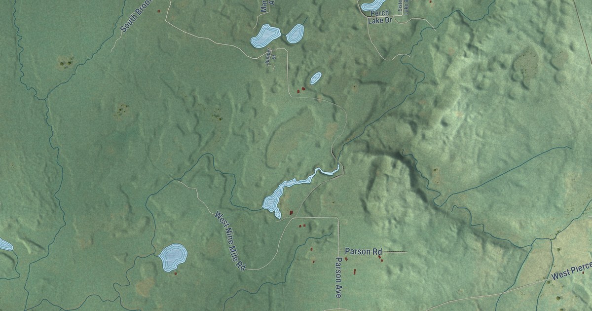 Map of Merrill, Newaygo County, Michigan in 2026