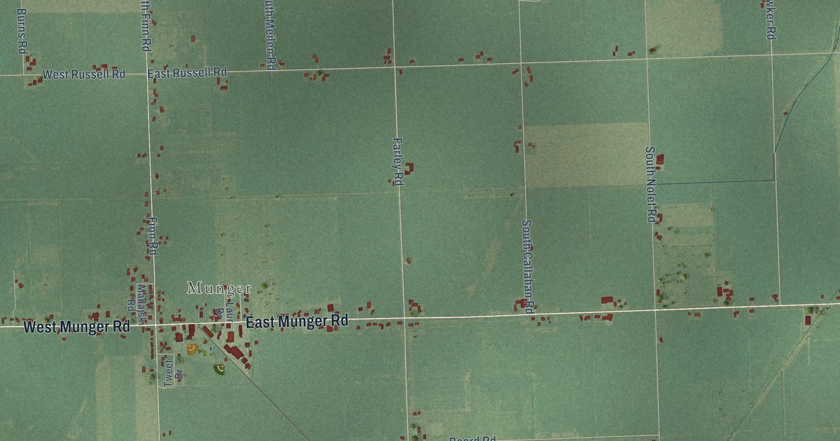 Map of Merritt, Michigan in 2026