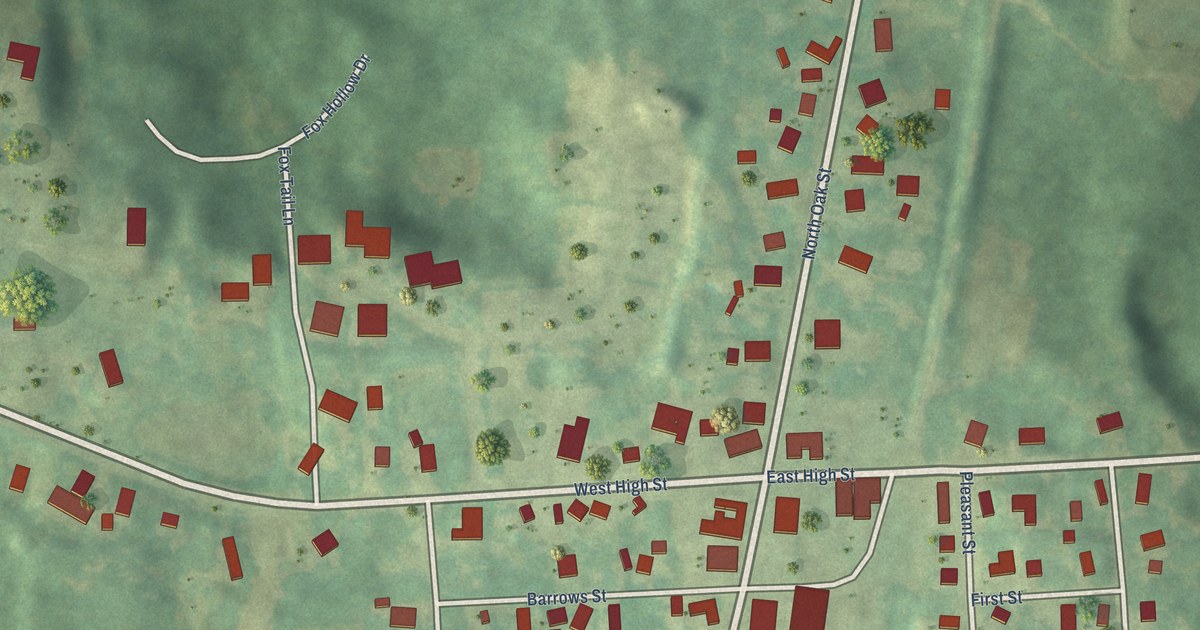 Map of Metamora Village, Michigan in 2026