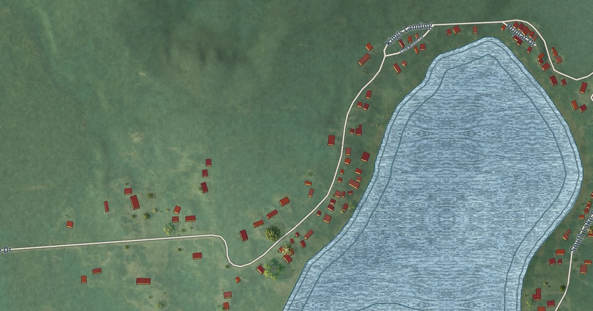 Map of Millers Lake, Michigan in 2026
