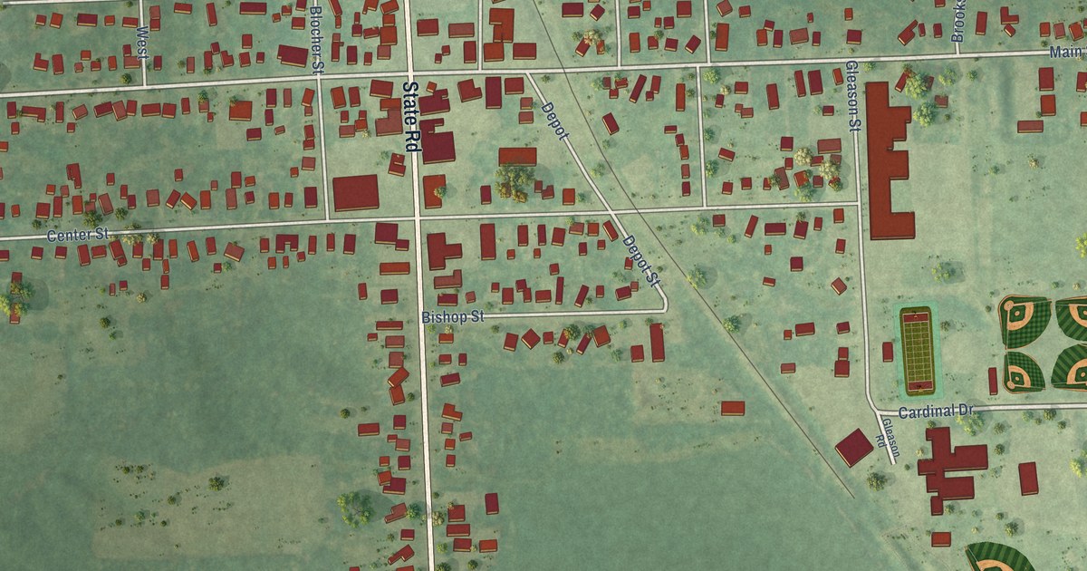 Map of Millington Village, Michigan in 2026