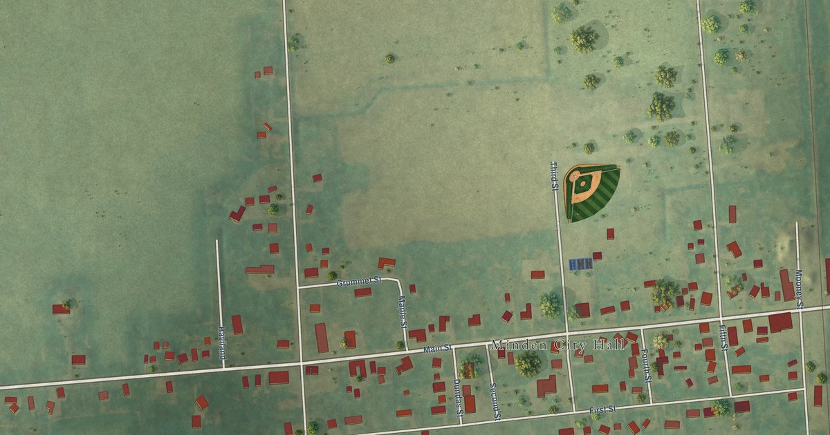 Map of Minden City, Michigan in 2026